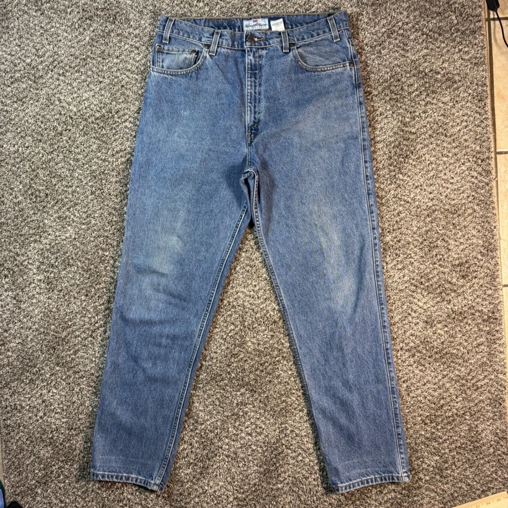 Vintage Brown Tab Levi 540 Relaxed Fit Jeans Mens 36x31 Blue Medium Wash Cotton